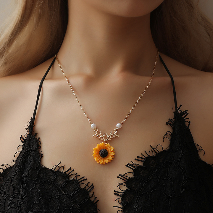 Sunflower Necklace