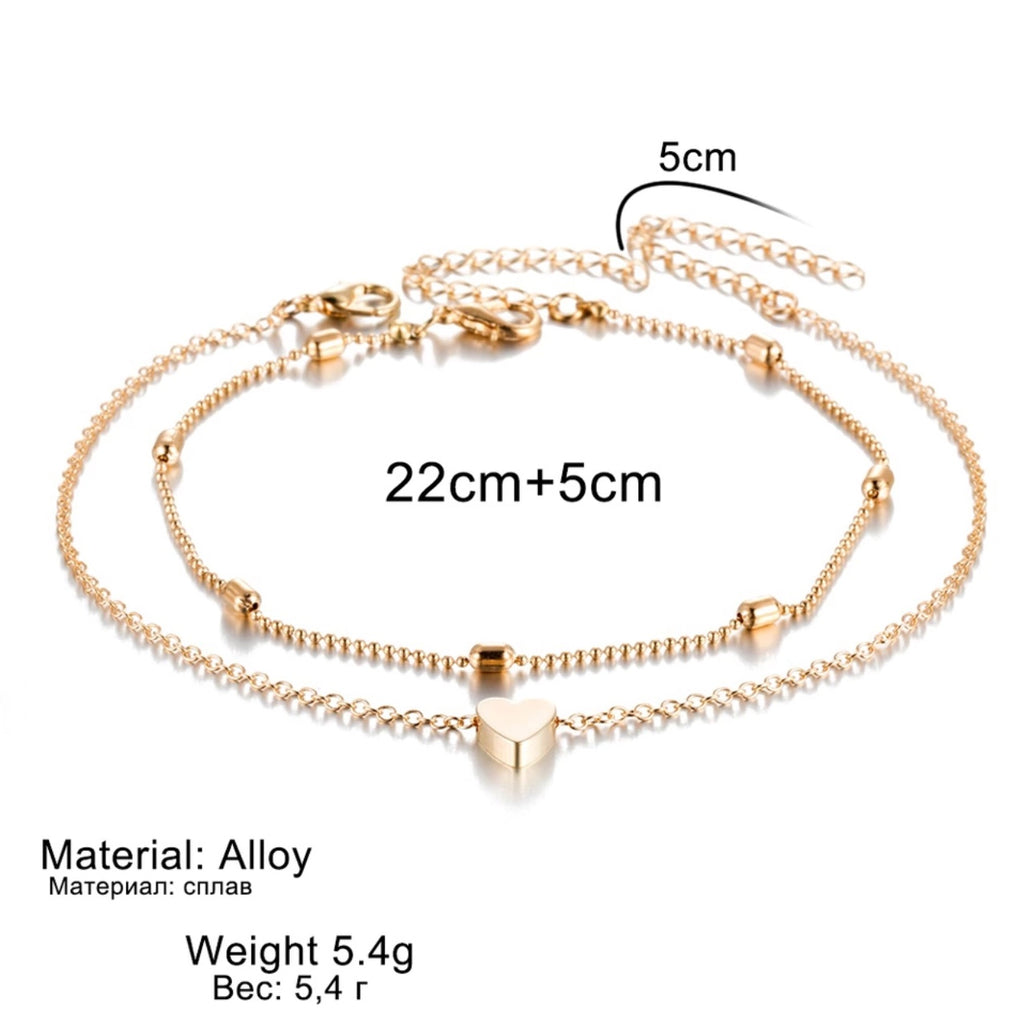 Heart Anklet