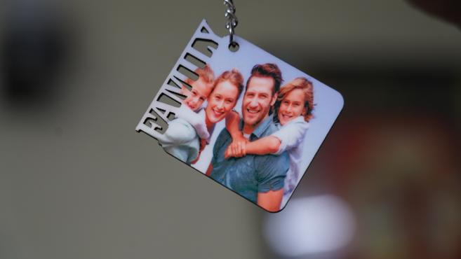 Personalised Family keychain