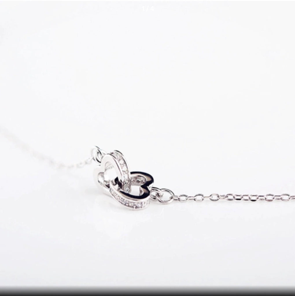 Double Heart Necklace