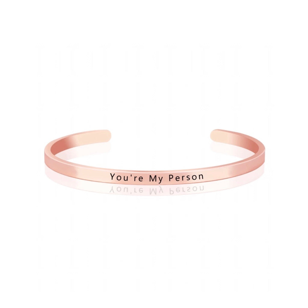 You Are My Person Cuff Bracelet