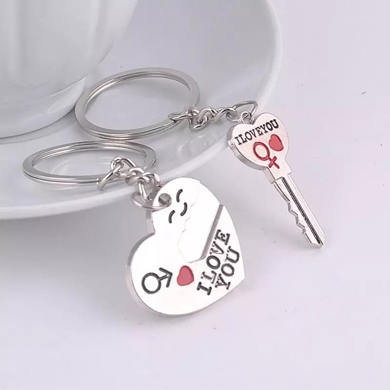 I Love You Couple Keyring