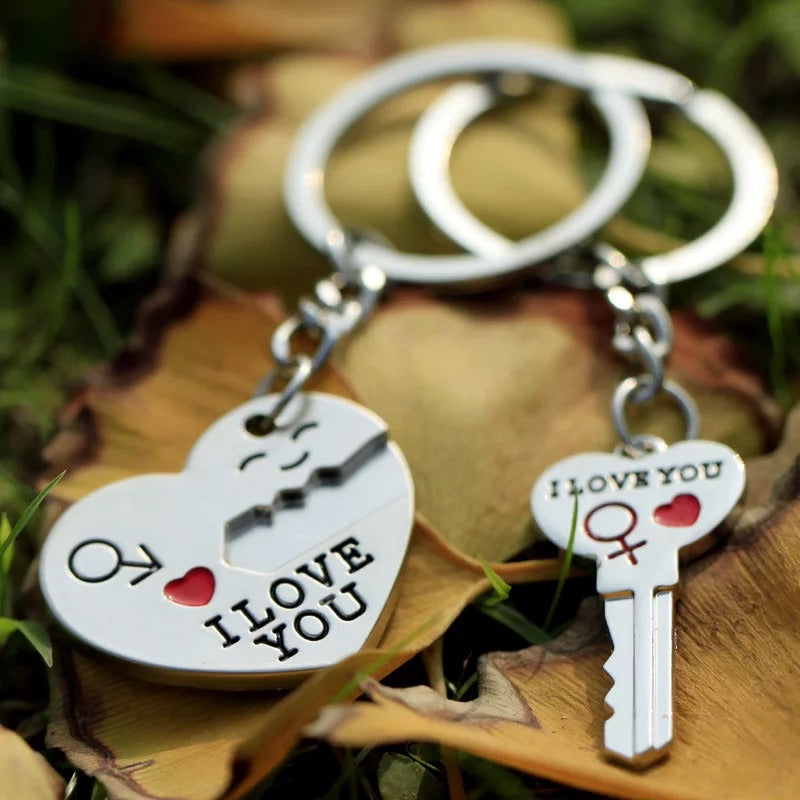 I Love You Couple Keyring