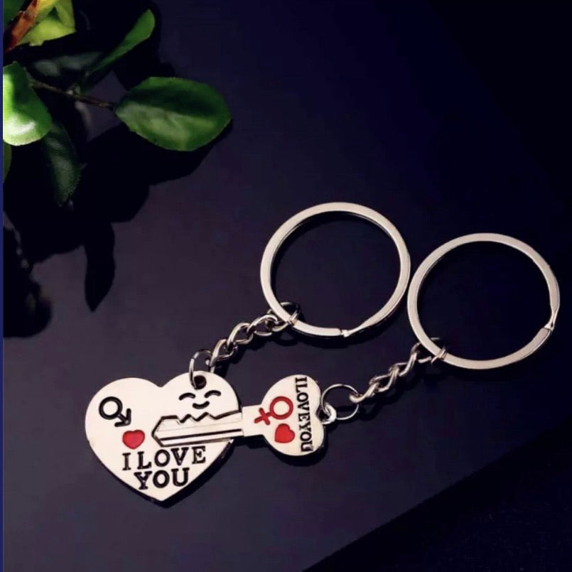 I Love You Couple Keyring