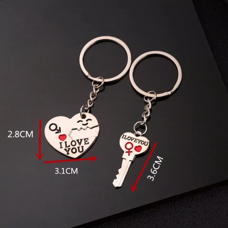 I Love You Couple Keyring