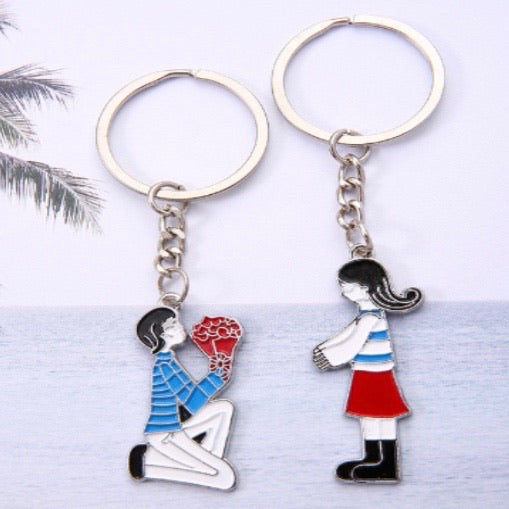 Love Couple Keychain